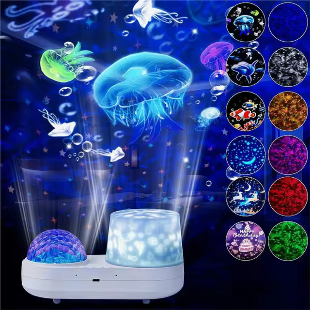 Starry Sky Projector | LED Night Light with Ocean Light | Timer & Soothing Atmosphere