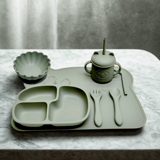Children's Dining Set | Suction Plate & Cutlery | Independent & Mess-Free Eating