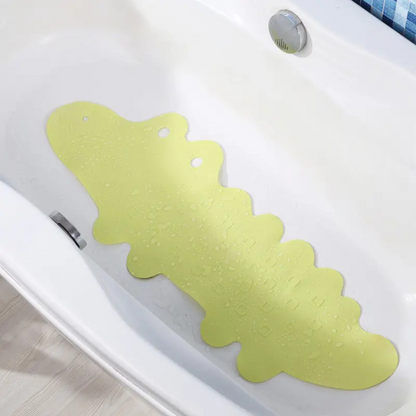 Anti-Slip Bath Mat for Children | Crocodile Design | Safe Bathing | PVC
