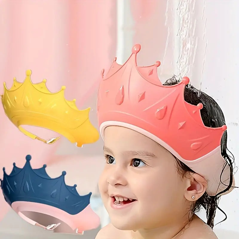 Baby Bath Cap | Water & Shampoo Protection | Soft & Adjustable Design