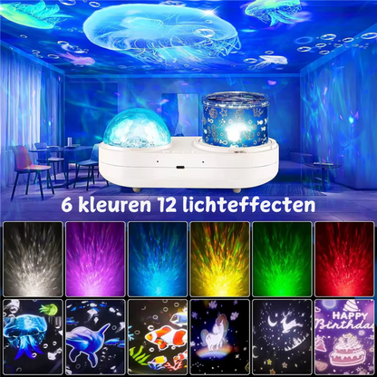 Starry Sky Projector | LED Night Light with Ocean Light | Timer & Soothing Atmosphere