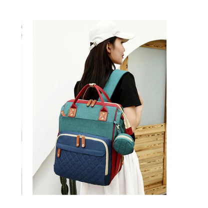 2-in-1 Nappy Bag with Fold-Out Baby Bed – Ideal for On the Go & Travelling | TravelNest