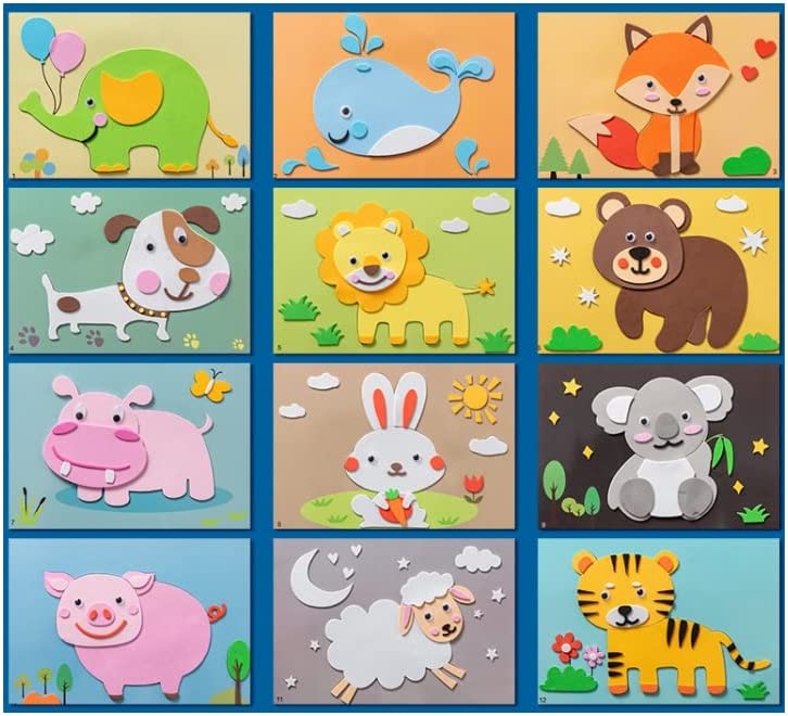 3D Sticker Puzzles for Children | Educational Creative Game | Safe Foam Material
