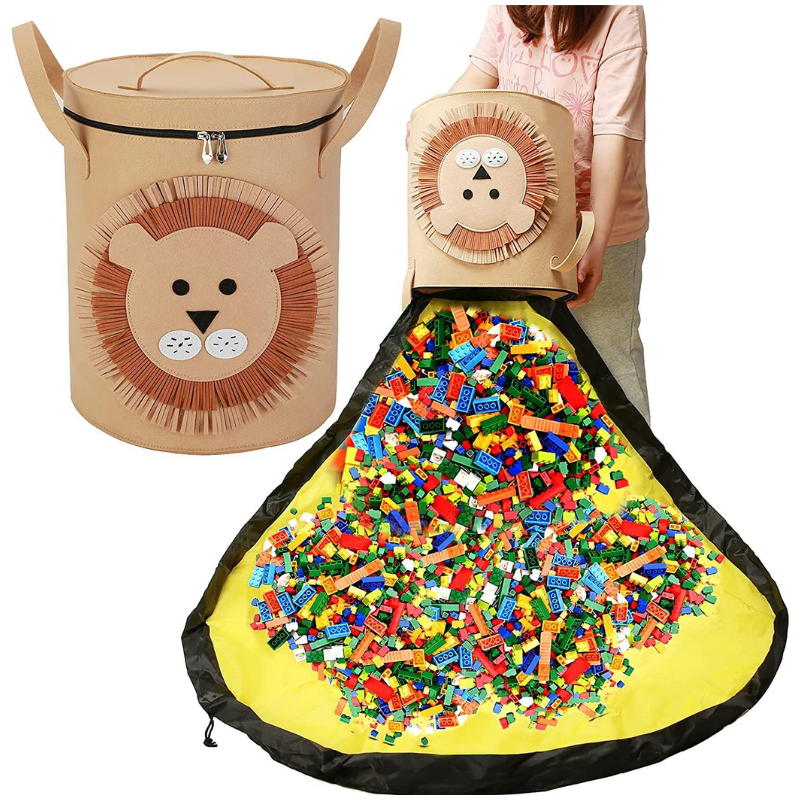 Play Mat with Storage Bag | 2-in-1 Tidying System | Quick & Stress-Free Tidying