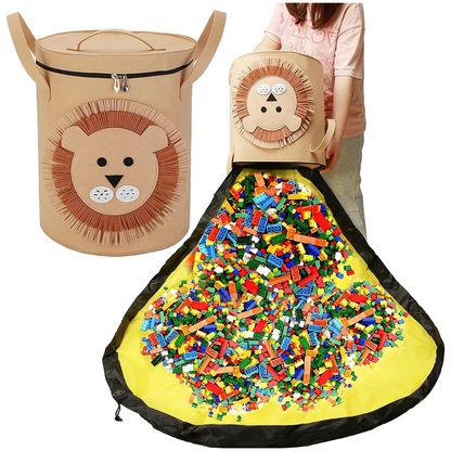 Play Mat with Storage Bag | 2-in-1 Tidying System | Quick & Stress-Free Tidying