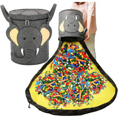 Play Mat with Storage Bag | 2-in-1 Tidying System | Quick & Stress-Free Tidying