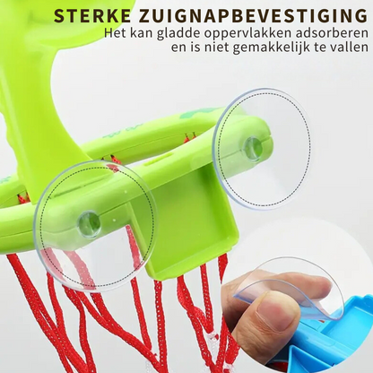 Basketball Bath Toy for Children – Water Game with Suction Cup & Balls | Bath & Pool