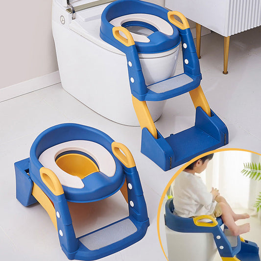 Toilet Trainer with Step | Non-Slip & Adjustable | Safe and Sturdy Design