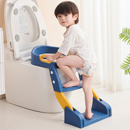 Toilet Trainer with Step | Non-Slip & Adjustable | Safe and Sturdy Design