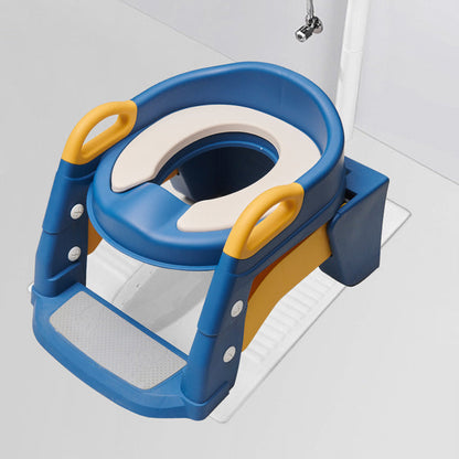 Toilet Trainer with Step | Non-Slip & Adjustable | Safe and Sturdy Design