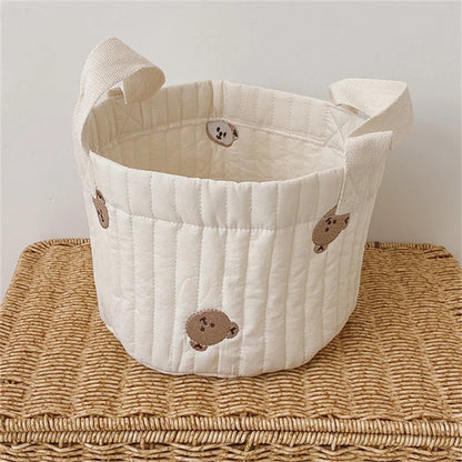 Storage Basket Nursery | Soft Padded Design | Practical & Stylish