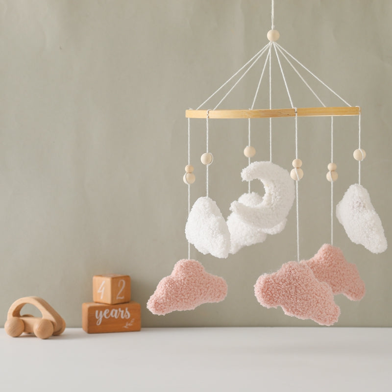 Baby Mobile Clouds | Soothing & Handmade | Soft Cotton