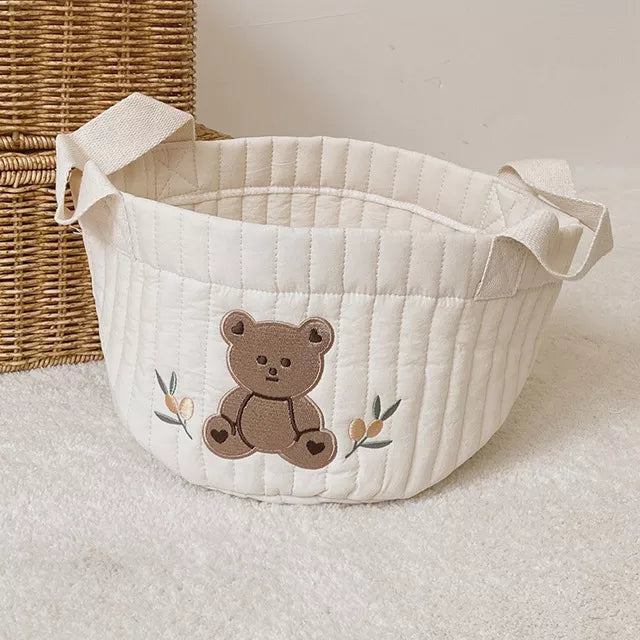 Storage Basket Nursery | Soft Padded Design | Practical & Stylish