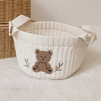 Storage Basket Nursery | Soft Padded Design | Practical & Stylish
