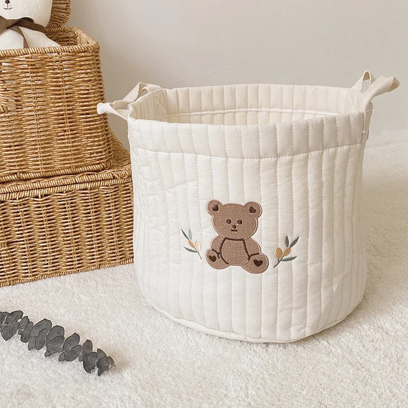 Storage Basket Nursery | Soft Padded Design | Practical & Stylish