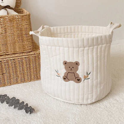 Storage Basket Nursery | Soft Padded Design | Practical & Stylish