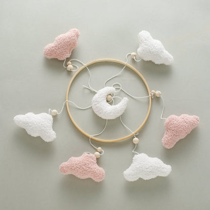Baby Mobile Clouds | Soothing & Handmade | Soft Cotton