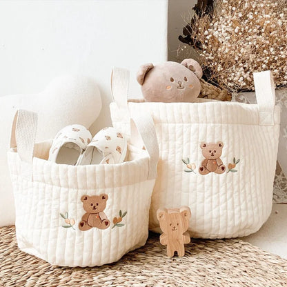 Storage Basket Nursery | Soft Padded Design | Practical & Stylish