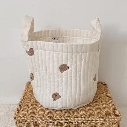 Storage Basket Nursery | Soft Padded Design | Practical & Stylish