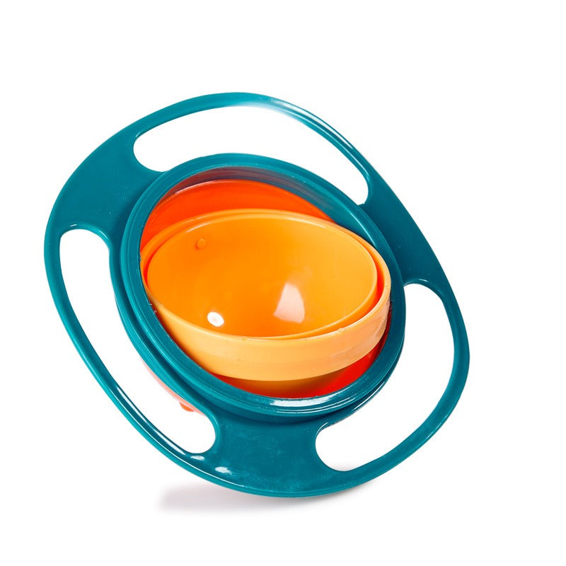 Anti-Spill Snack Bowl for Babies – 360° Rotating Bowl | TinyTurn