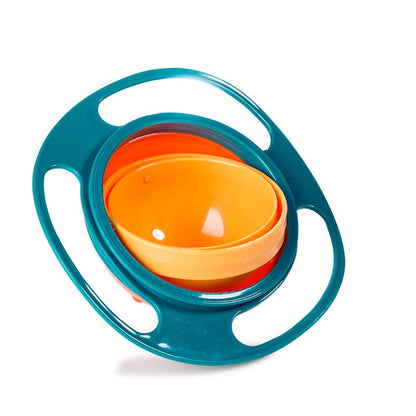 Anti-Spill Snack Bowl for Babies – 360° Rotating Bowl | TinyTurn