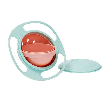 Anti-Spill Snack Bowl for Babies – 360° Rotating Bowl | TinyTurn