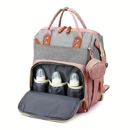 2-in-1 Nappy Bag with Fold-Out Baby Bed – Ideal for On the Go & Travelling | TravelNest