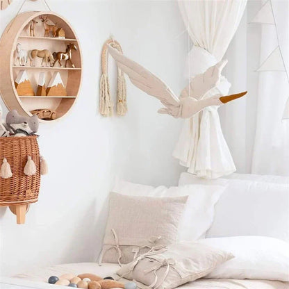 Hanging Swan Nursery | Elegant Decoration | Calming & Timeless Design